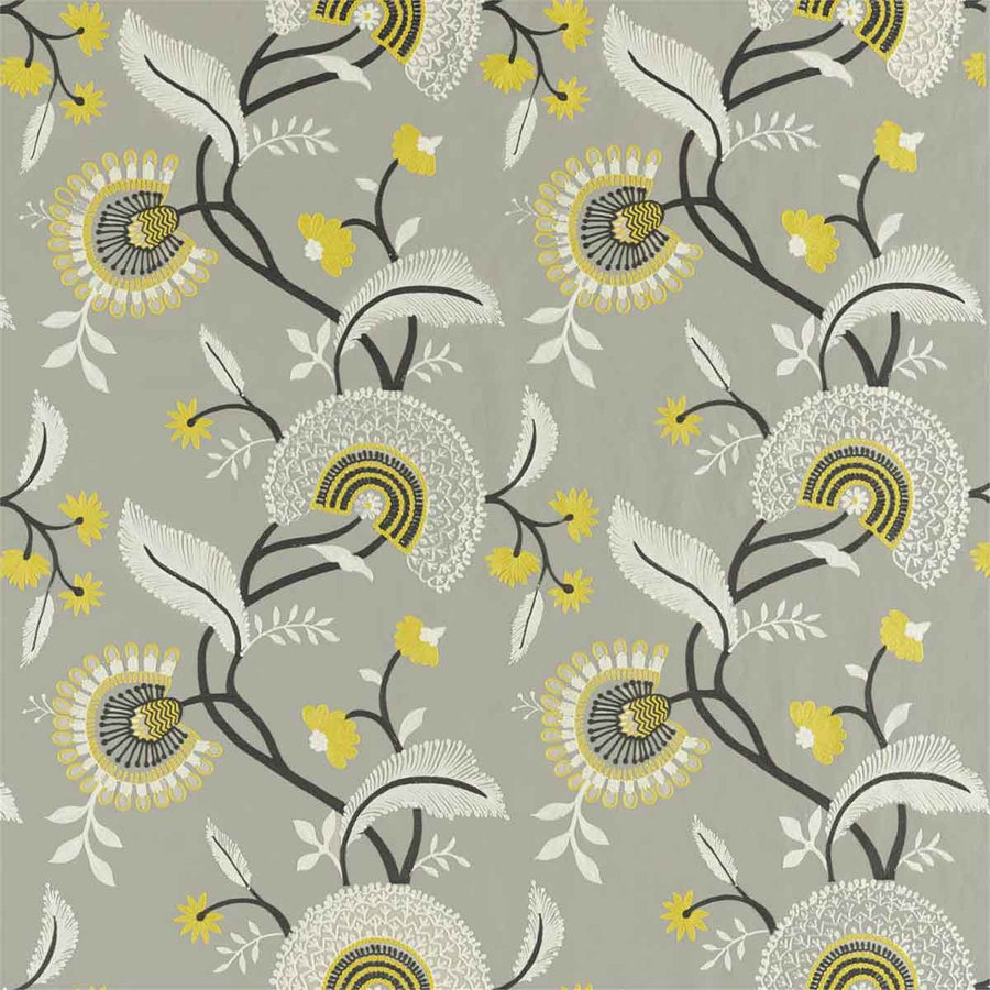 Hakimi Ash Grey Fabric by Sanderson - 236896 | Modern 2 Interiors