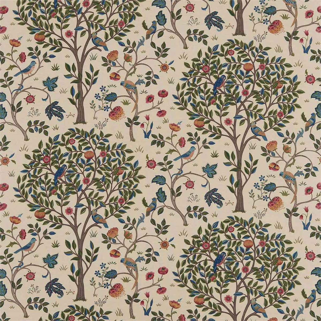Kelmscott Tree Woad & Wine Fabric by Morris & Co - 226686 | Modern 2 Interiors