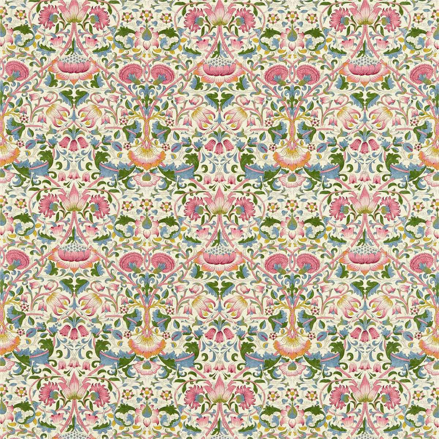 Lodden Blush & Woad Fabric by Morris & Co - 226691 | Modern 2 Interiors