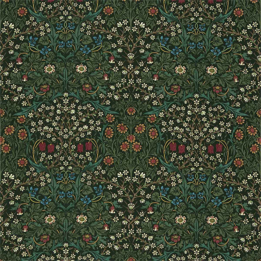 Blackthorn Green Fabric by Morris & Co - 226707 | Modern 2 Interiors
