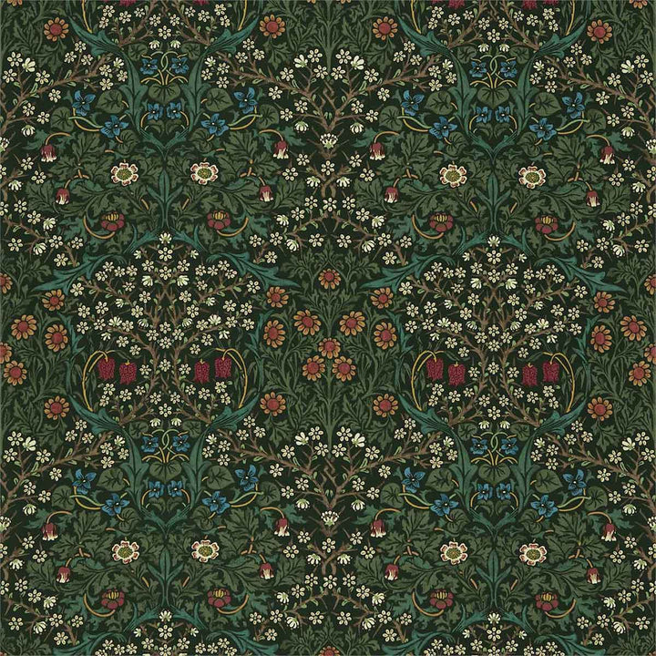 Blackthorn Green Fabric by Morris & Co - 226707 | Modern 2 Interiors