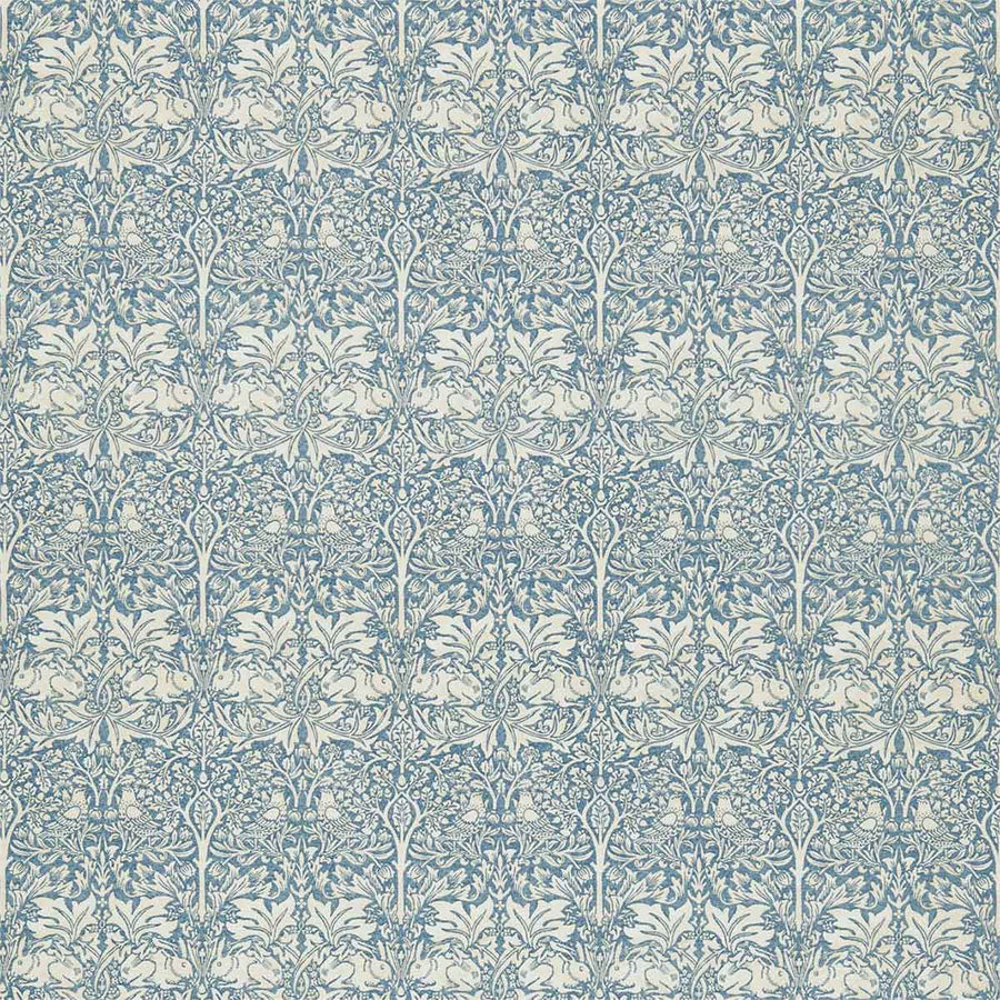 Brer Rabbit Slate & Vellum Fabric by Morris & Co - 226714 | Modern 2 Interiors