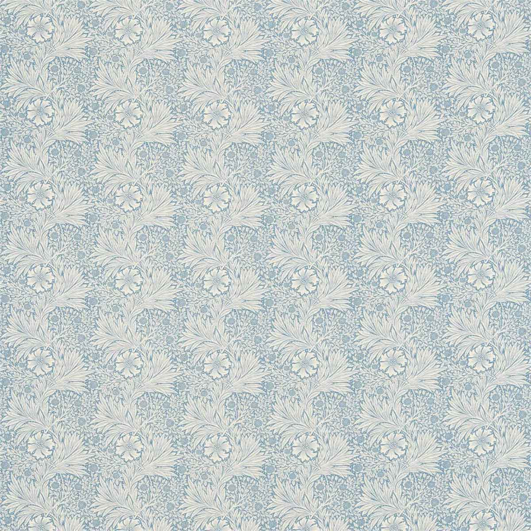 Marigold China Blue & Ivory Fabric by Morris & Co - 226715 | Modern 2 Interiors
