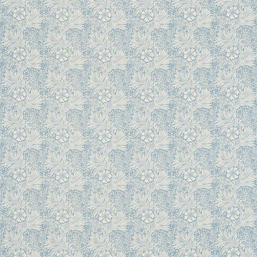 Marigold China Blue & Ivory Fabric by Morris & Co - 226715 | Modern 2 Interiors