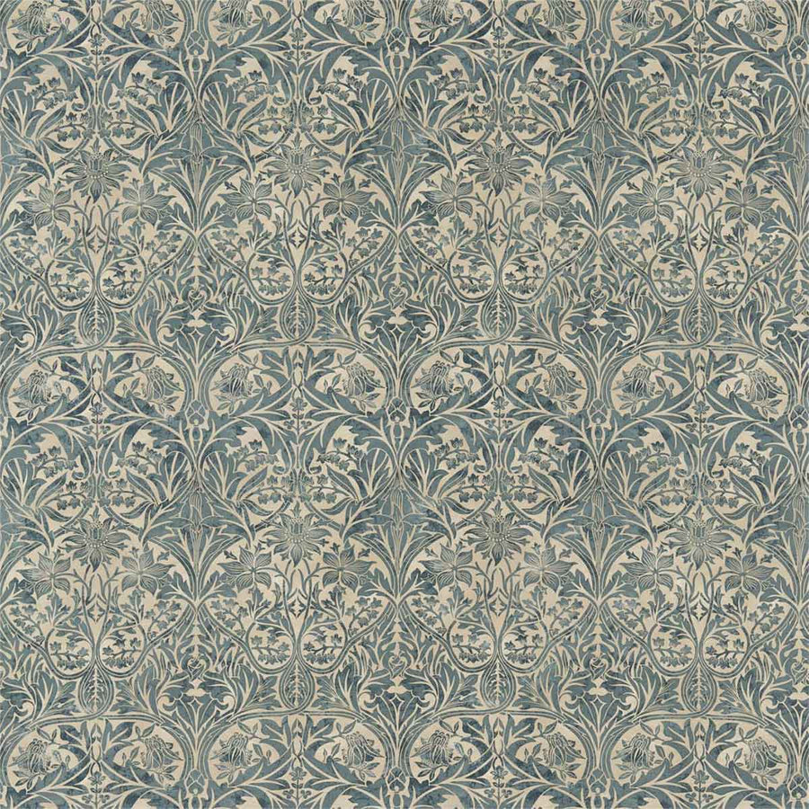 Bluebell Seagreen & Vellum Fabric by Morris & Co - 226721 | Modern 2 Interiors