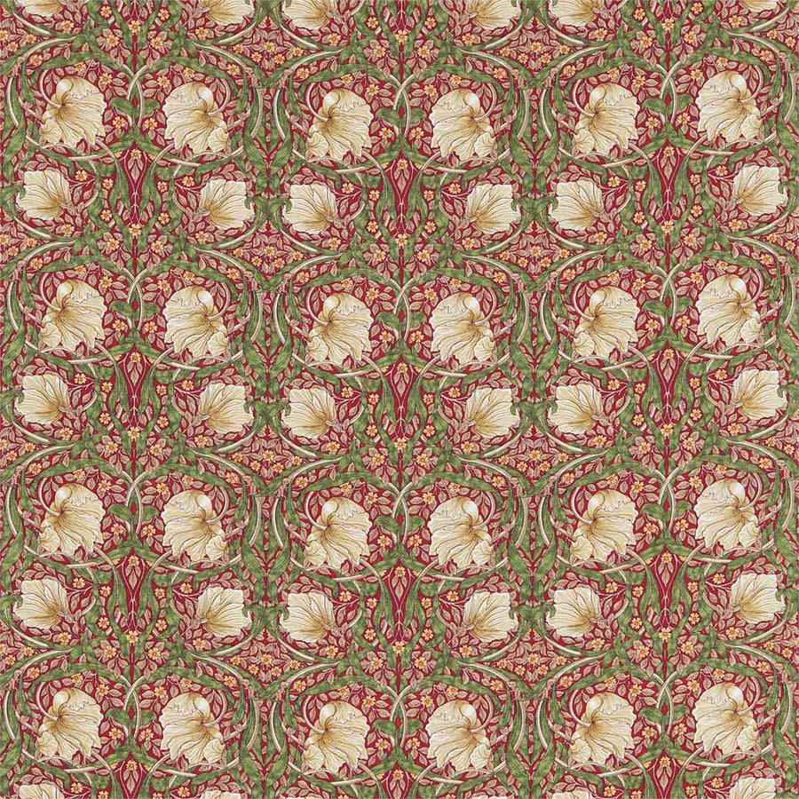 Pimpernel Rosehip Indigo Fabric by Morris & Co - 226723 | Modern 2 Interiors