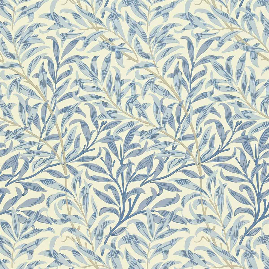Morris And Co Willow Bough Wallpaper - Blue - 216807 | Modern 2 Interiors