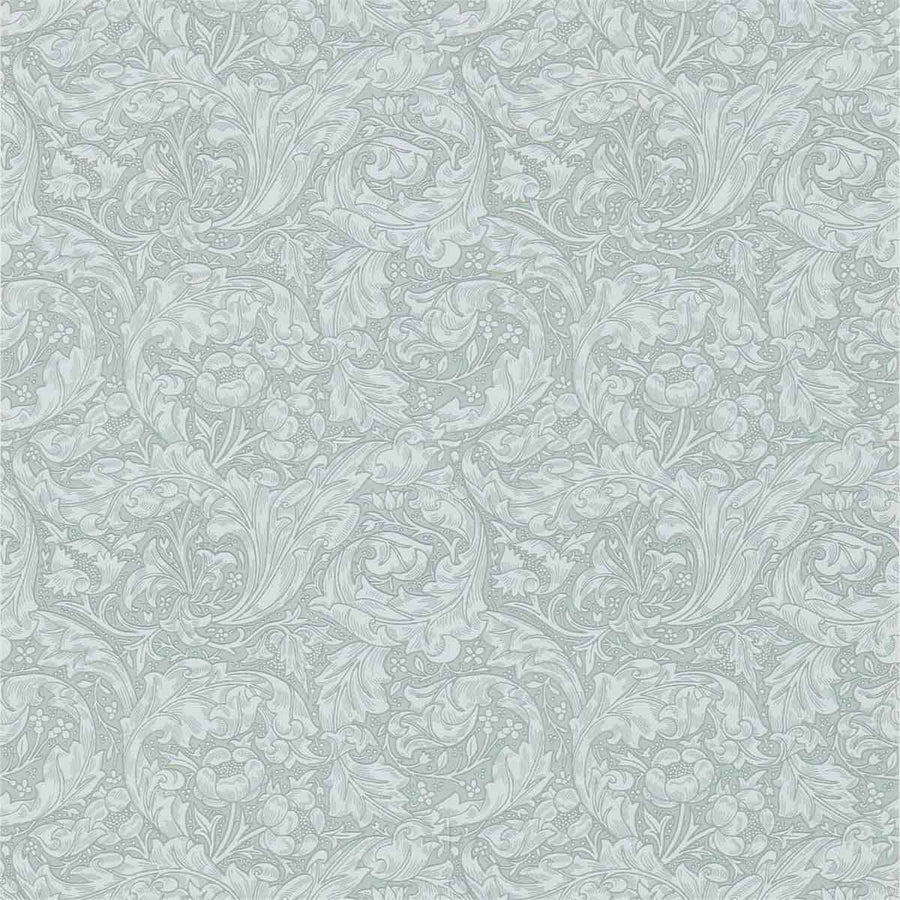 Morris And Co Bachelors Buttons Wallpaper - Silver - 216824 | Modern 2 Interiors