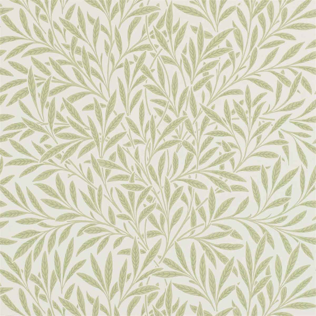 Morris And Co Willow Wallpaper - Olive - 216835 | Modern 2 Interiors