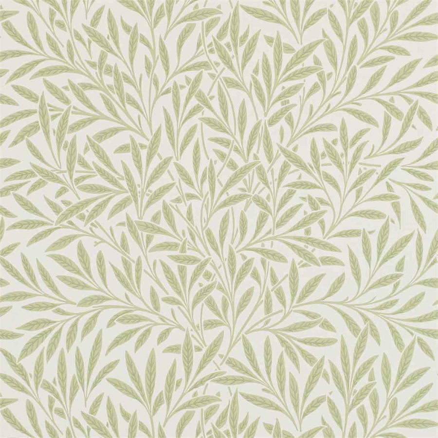 Morris And Co Willow Wallpaper - Olive - 216835 | Modern 2 Interiors