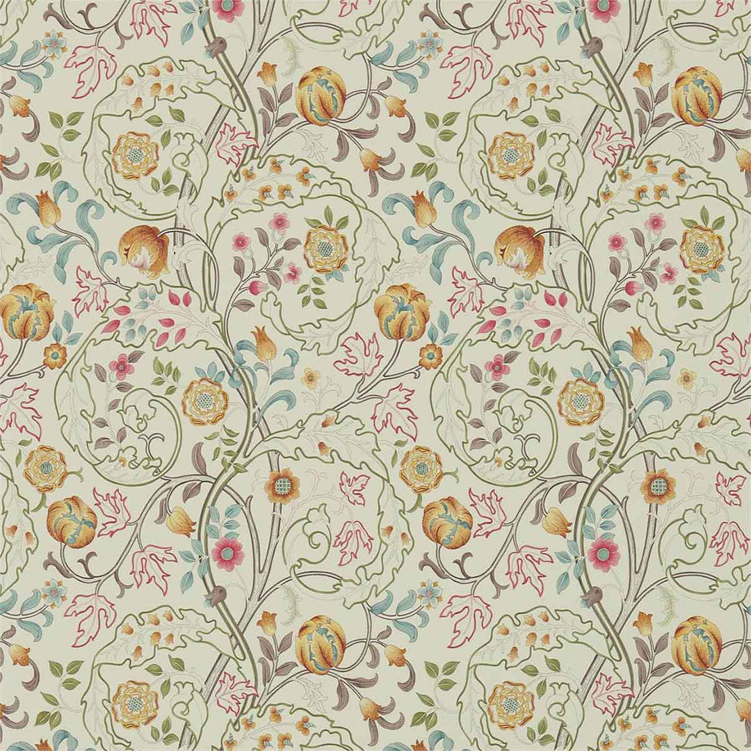 Morris And Co Mary Isobel Wallpaper - Russet & Taupe - 216843 | Modern 2 Interiors