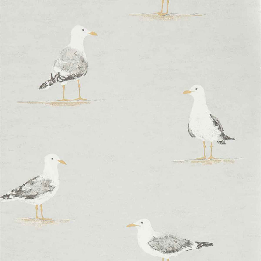 Shore Birds Gull Wallpaper by Sanderson - 216565 | Modern 2 Interiors