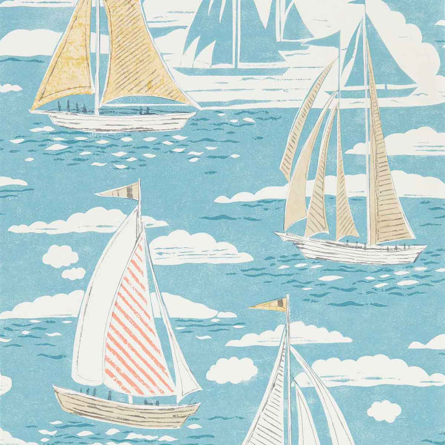Sailor Pacific Wallpaper by Sanderson - 216571 | Modern 2 Interiors