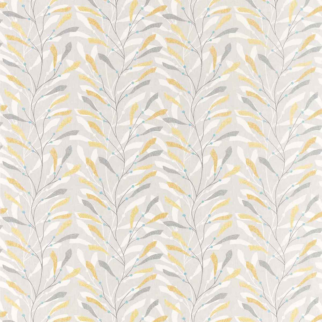 Sea Kelp Ochre & Slate Fabric by Sanderson - 226500 | Modern 2 Interiors