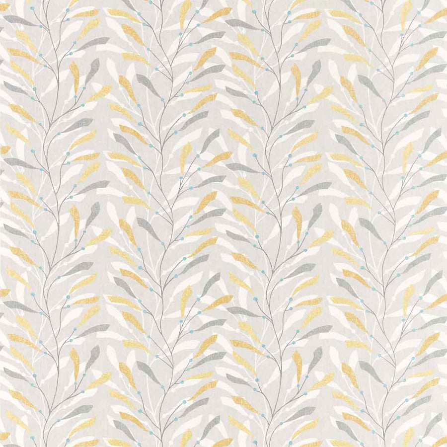 Sea Kelp Ochre & Slate Fabric by Sanderson - 226500 | Modern 2 Interiors