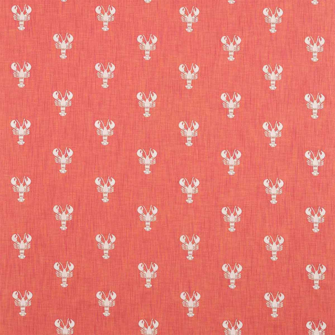 Cromer Embroidery Coral Fabric by Sanderson - 236677 | Modern 2 Interiors