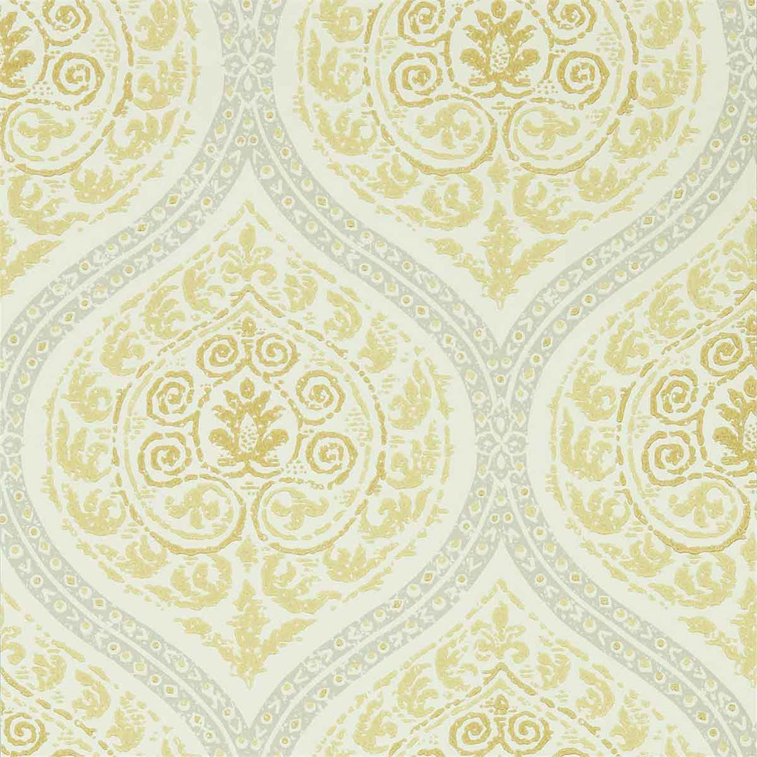 Madurai Lemon Wallpaper by Sanderson - 216756 | Modern 2 Interiors