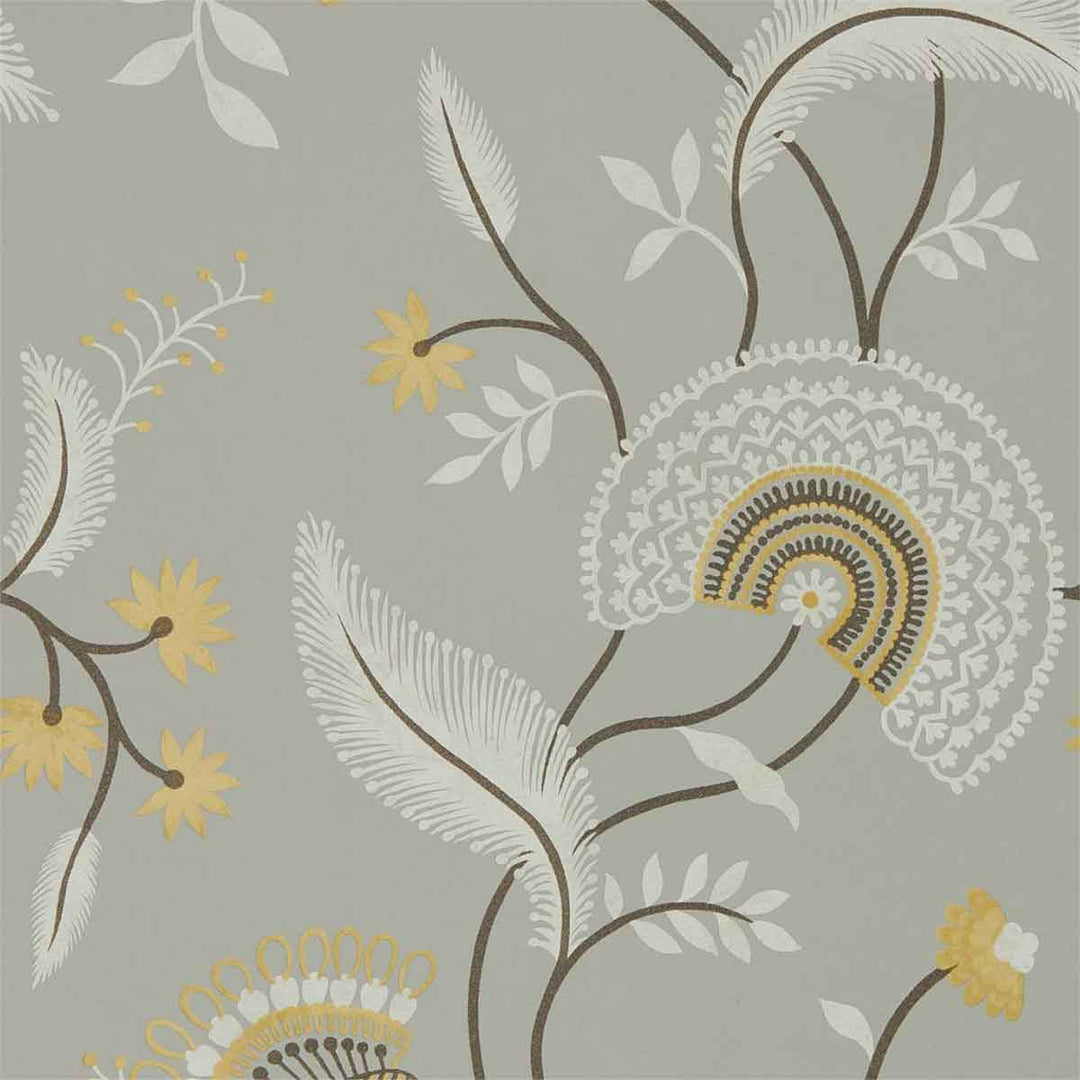 Hakimi Ash Grey Wallpaper by Sanderson - 216770 | Modern 2 Interiors