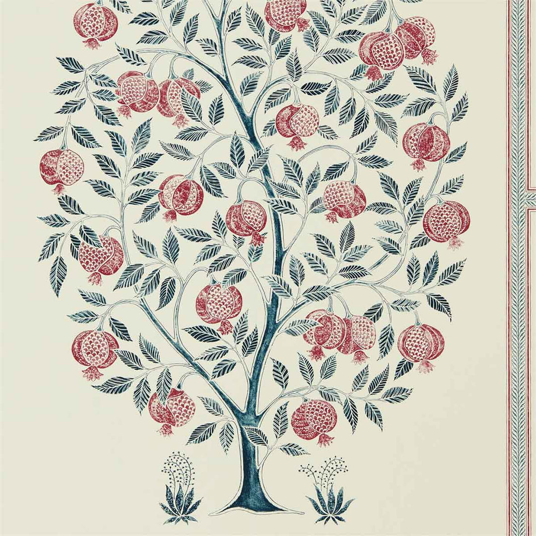 Anaar Tree Annato & Blueberry Wallpaper by Sanderson - 216790 | Modern 2 Interiors