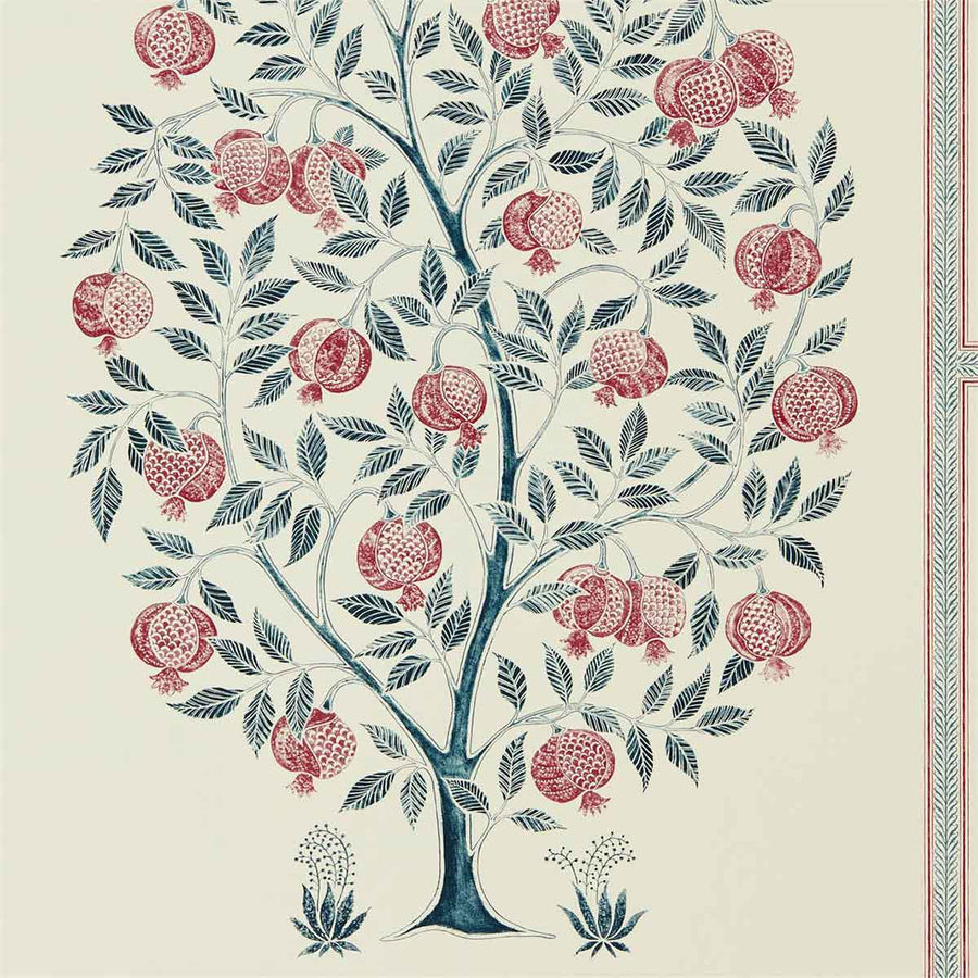Anaar Tree Annato & Blueberry Wallpaper by Sanderson - 216790 | Modern 2 Interiors