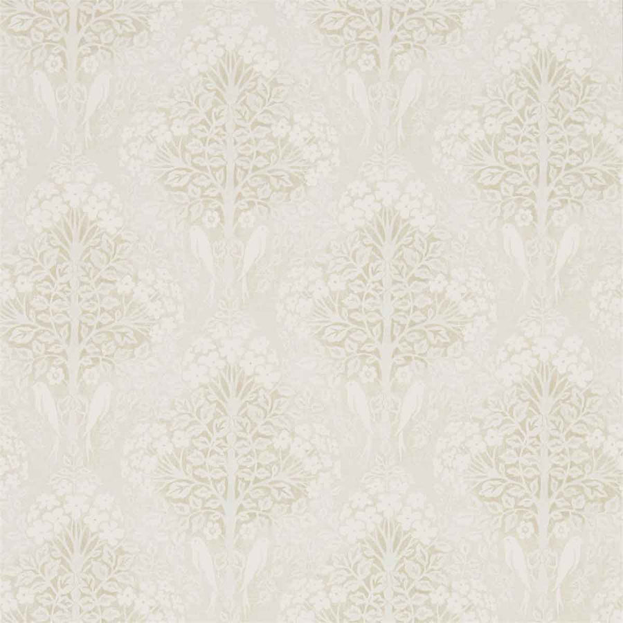 Lerena Ivory Wallpaper by Sanderson - 216397 | Modern 2 Interiors