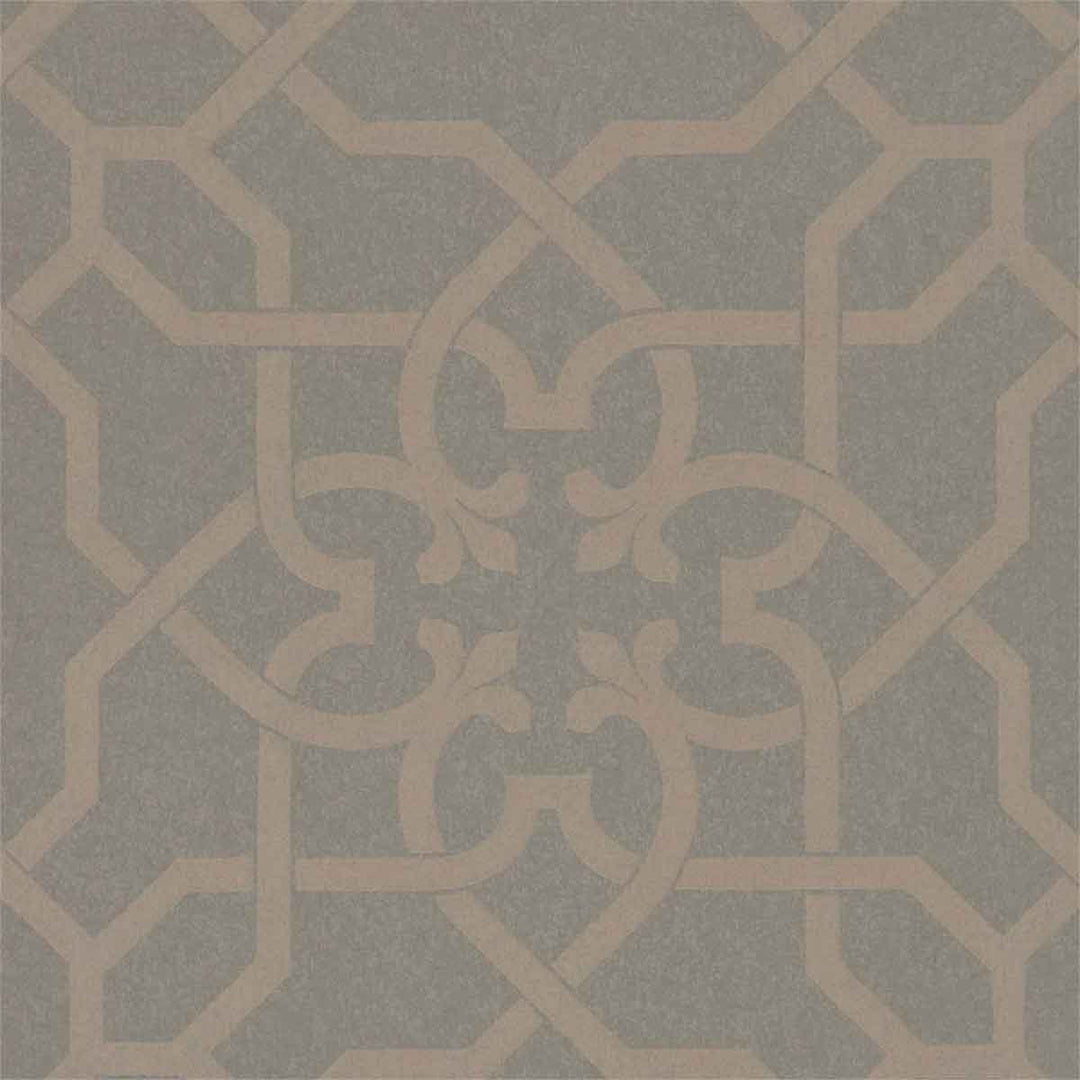 Mawton Charcoal & Gilver Wallpaper by Sanderson - 216419 | Modern 2 Interiors