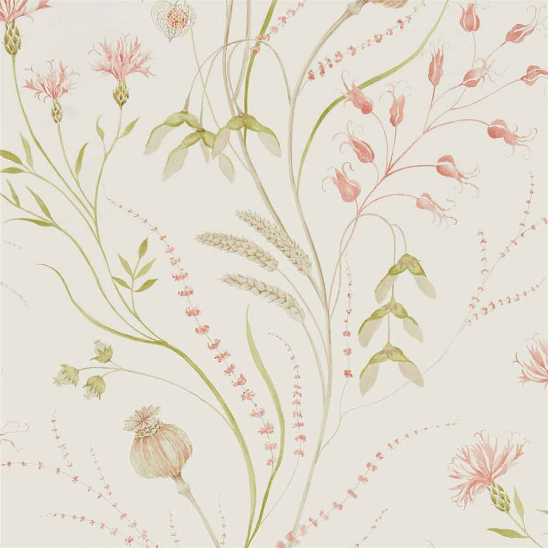 Summer Harvest Claret & Olive Wallpaper by Sanderson - 216495 | Modern 2 Interiors