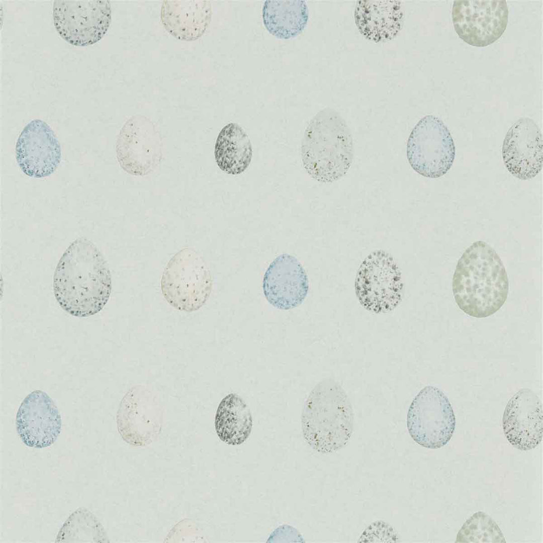 Nest Egg Marine Aqua Wallpaper by Sanderson - 216504 | Modern 2 Interiors
