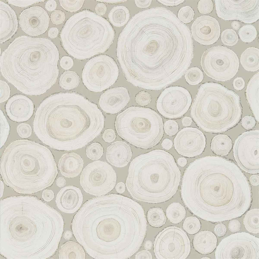 Alnwick Logs Ash Wallpaper by Sanderson - 216509 | Modern 2 Interiors