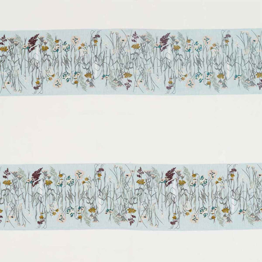 Pressed Flowers Mist & Shell Fabric by Sanderson - 236554 | Modern 2 Interiors