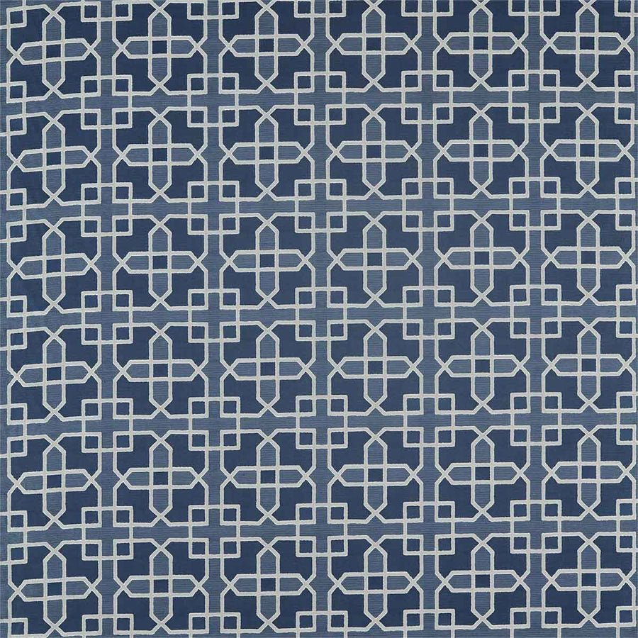 Hampton Weave Indigo Fabric by Sanderson - 236770 | Modern 2 Interiors