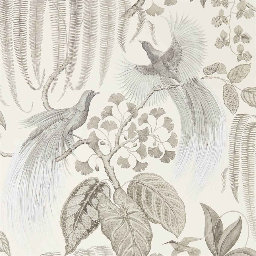 Bird Of Paradise Linen Wallpaper by Sanderson - 216652 | Modern 2 Interiors