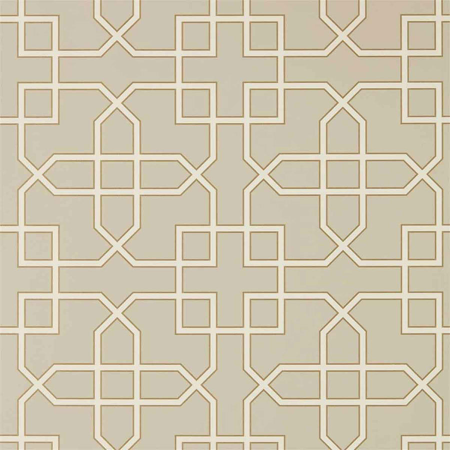 Hampton Trellis Linen Wallpaper by Sanderson - 216659 | Modern 2 Interiors