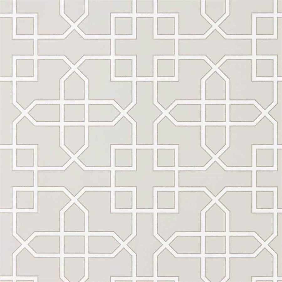 Hampton Trellis Grey Wallpaper by Sanderson - 216661 | Modern 2 Interiors