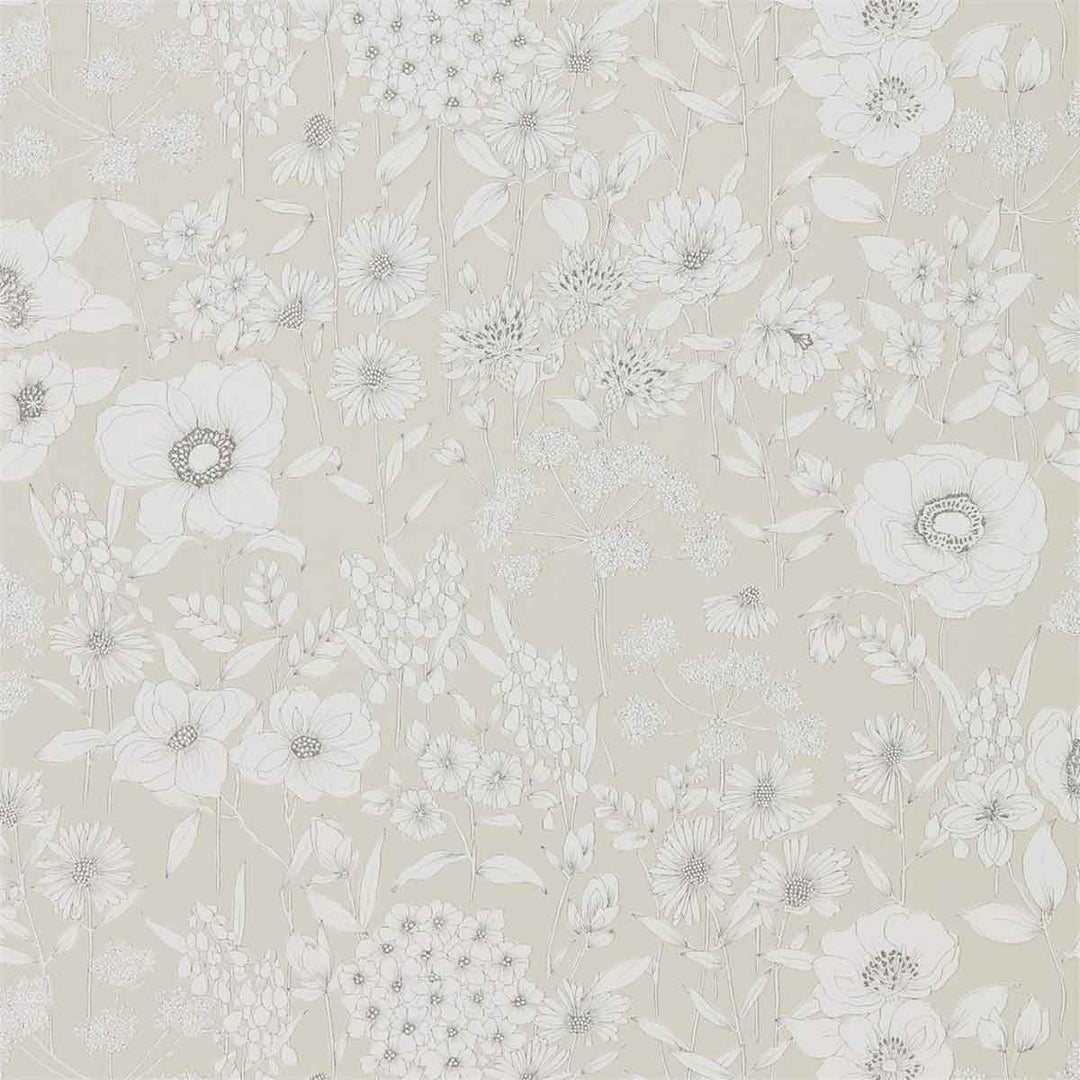 Maelee Linen Wallpaper by Sanderson - 216349 | Modern 2 Interiors