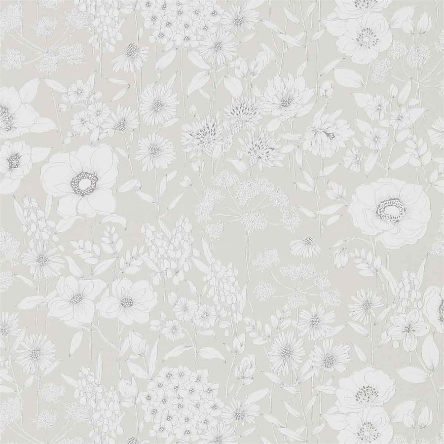 Maelee Dove Wallpaper by Sanderson - 216350 | Modern 2 Interiors