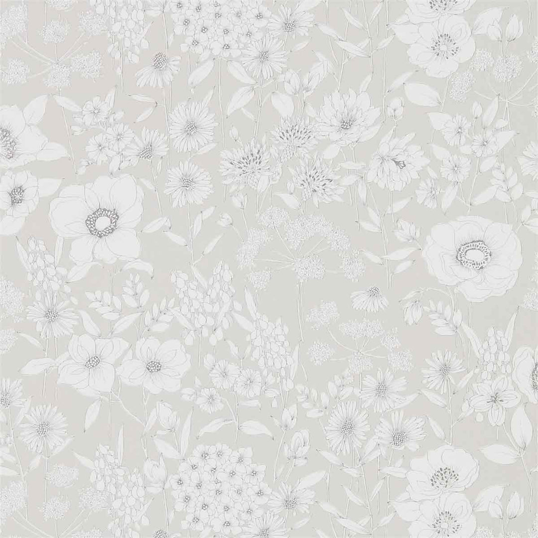 Maelee Dove Wallpaper by Sanderson - 216350 | Modern 2 Interiors