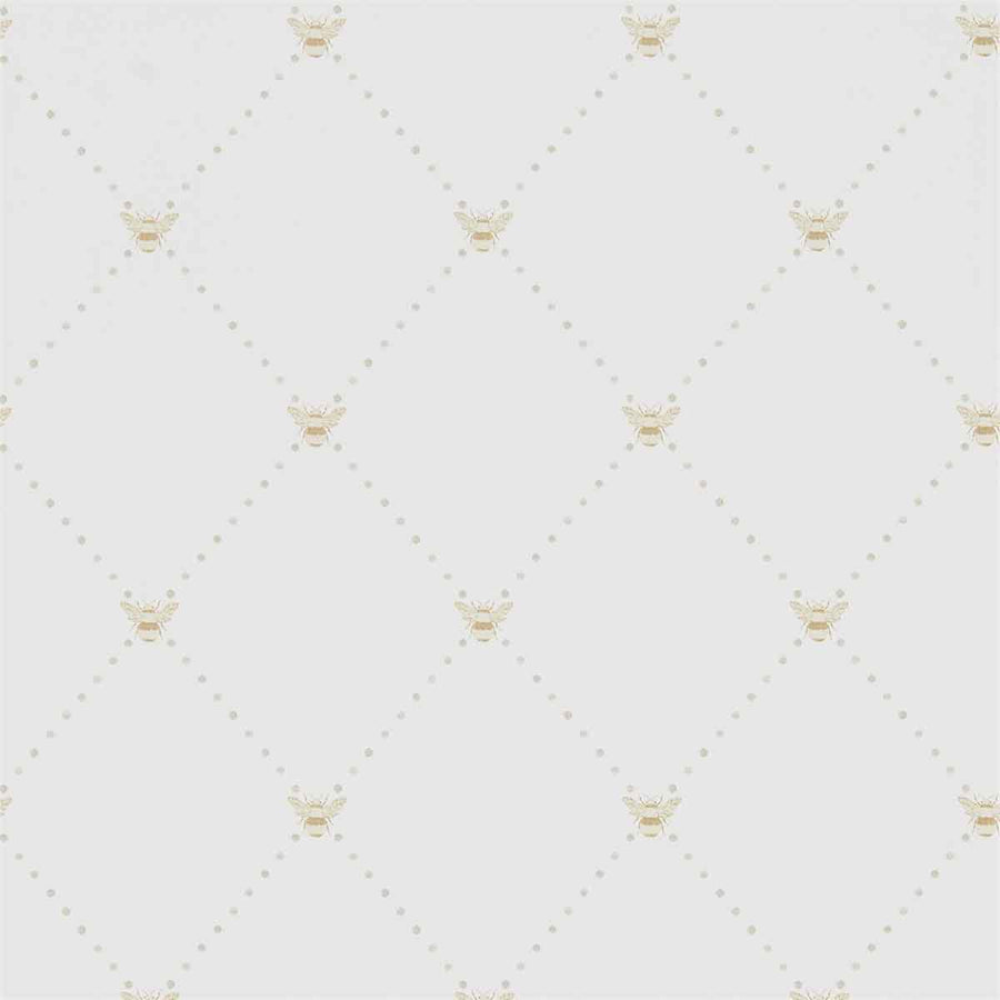 Nectar Linen & Honey Wallpaper by Sanderson - 216358 | Modern 2 Interiors