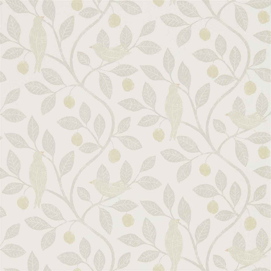 Damson Tree Linen & Honey Wallpaper by Sanderson - 216366 | Modern 2 Interiors