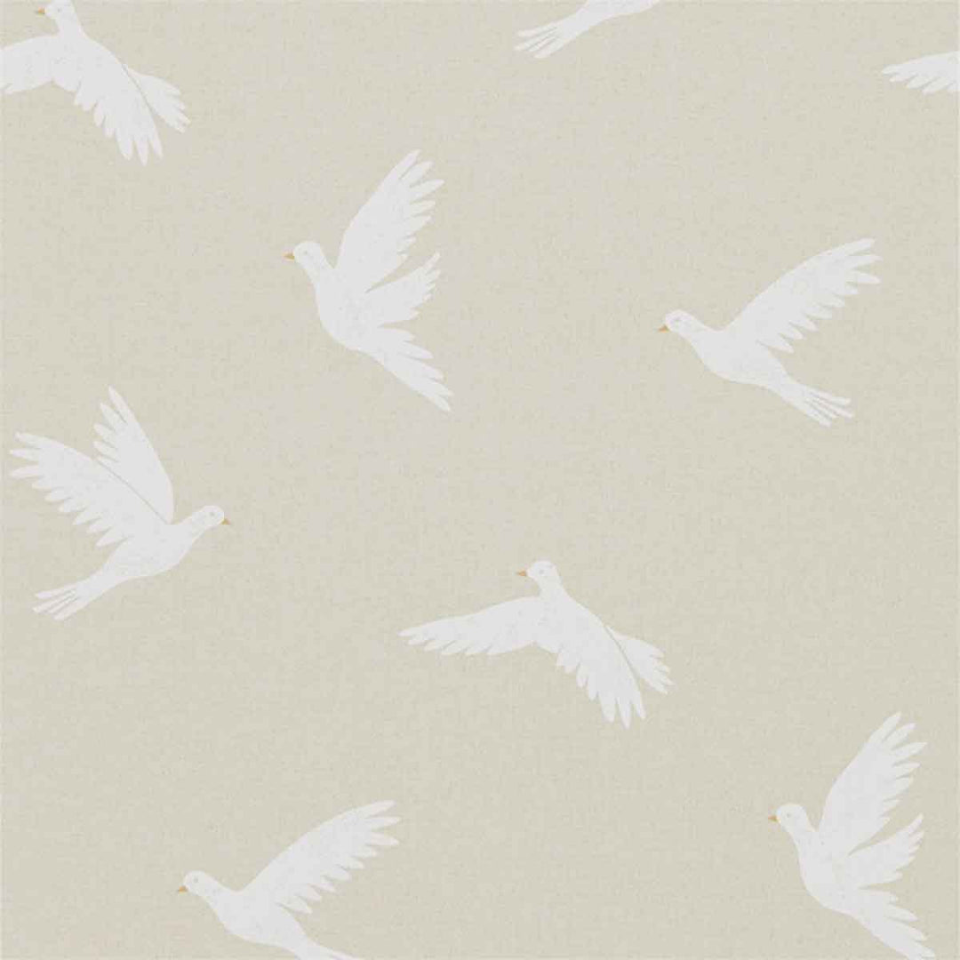 Paper Doves Linen Wallpaper by Sanderson - 216378 | Modern 2 Interiors