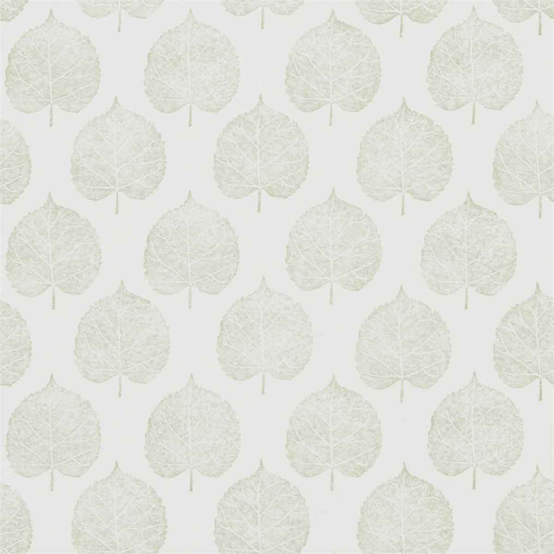 Lyme Leaf Celadon Wallpaper by Sanderson - 216383 | Modern 2 Interiors