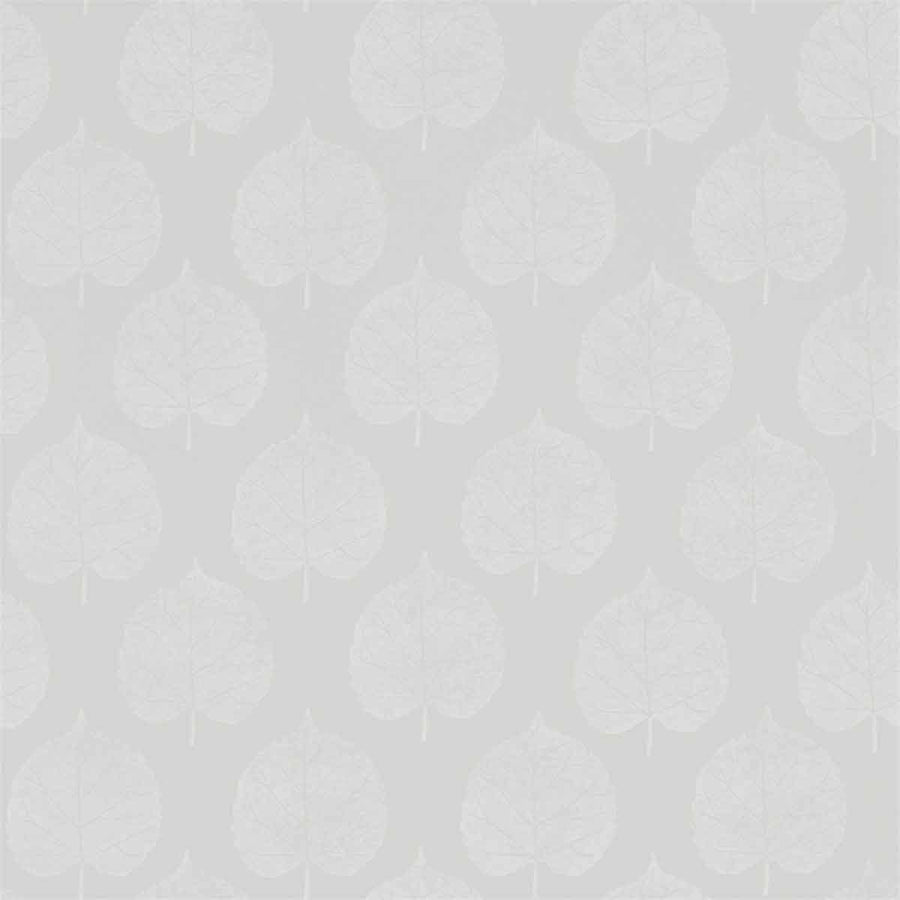 Lyme Leaf Dove Wallpaper by Sanderson - 216384 | Modern 2 Interiors