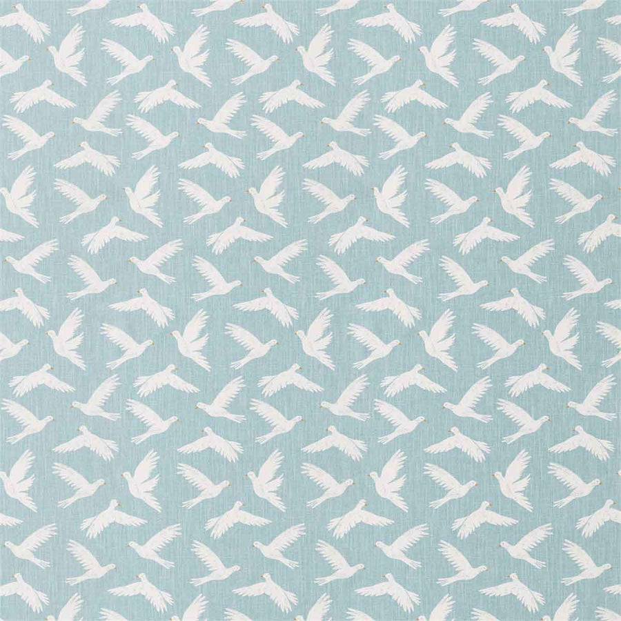 Paper Dove Duck Egg Fabric by Sanderson - 226351 | Modern 2 Interiors