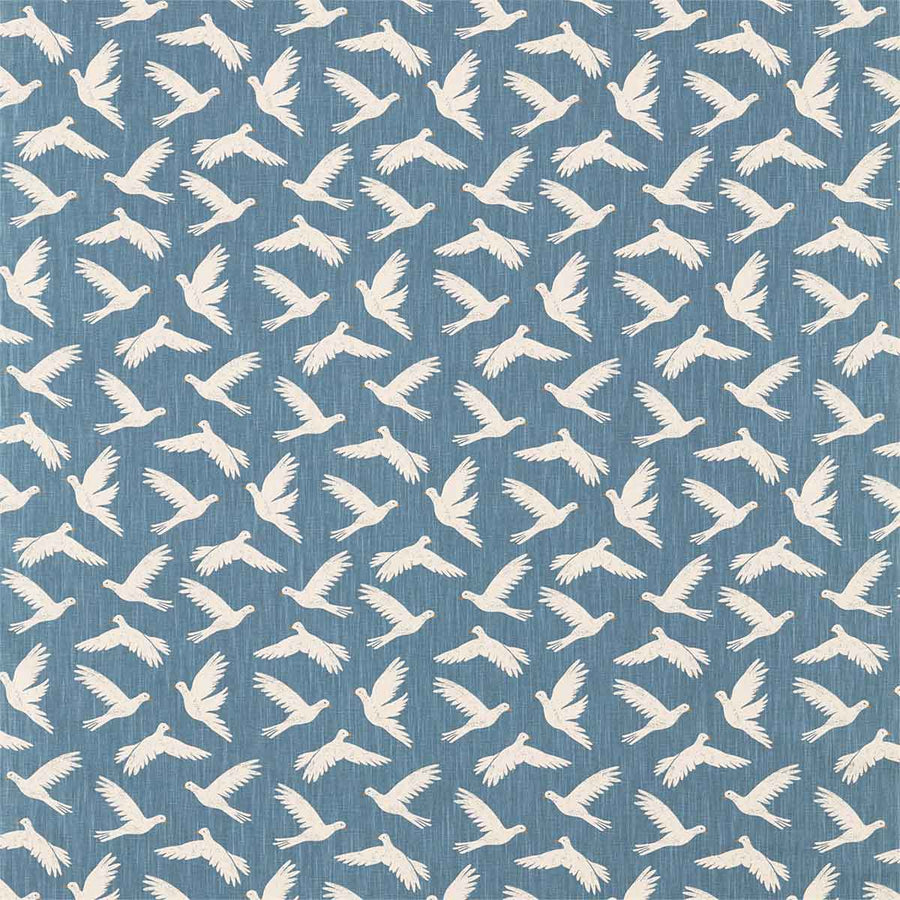 Paper Dove Denim Fabric by Sanderson - 226352 | Modern 2 Interiors