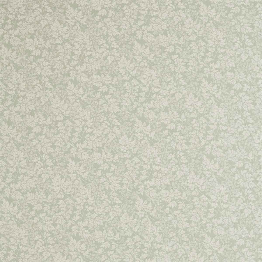 Spring Leaves Fennel Fabric by Sanderson - 236461 | Modern 2 Interiors