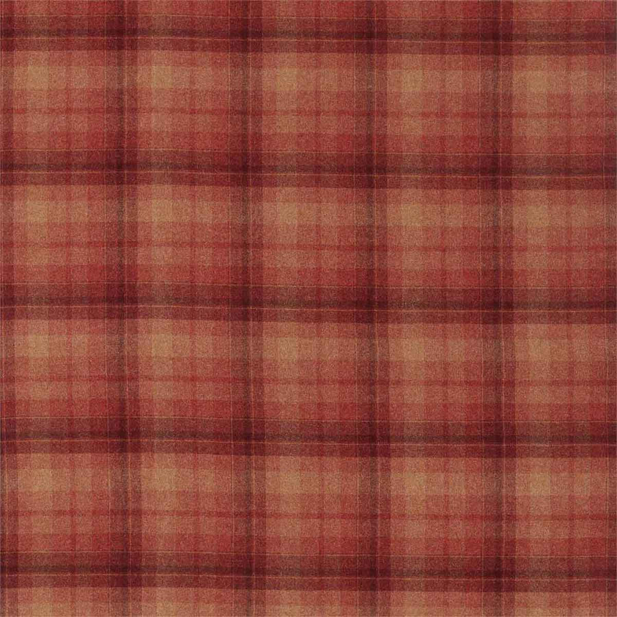 Samphrey Check Russet Fabric by Sanderson - 236748 | Modern 2 Interiors