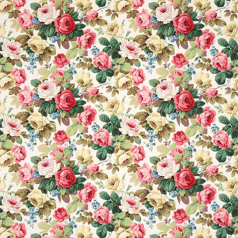 Chelsea White & Pink Fabric by Sanderson - PR7430/2 | Modern 2 Interiors