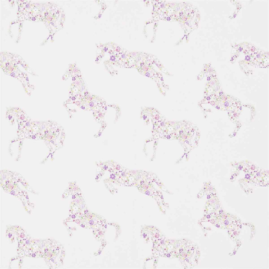 Pretty Ponies Lavender Wallpaper by Sanderson - 214034 | Modern 2 Interiors