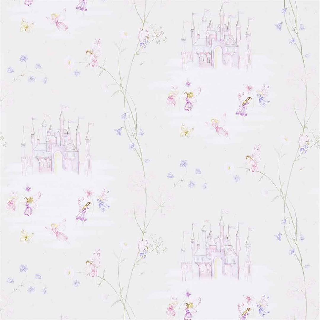 Fairy Castle Vanilla Wallpaper by Sanderson - 214047 | Modern 2 Interiors