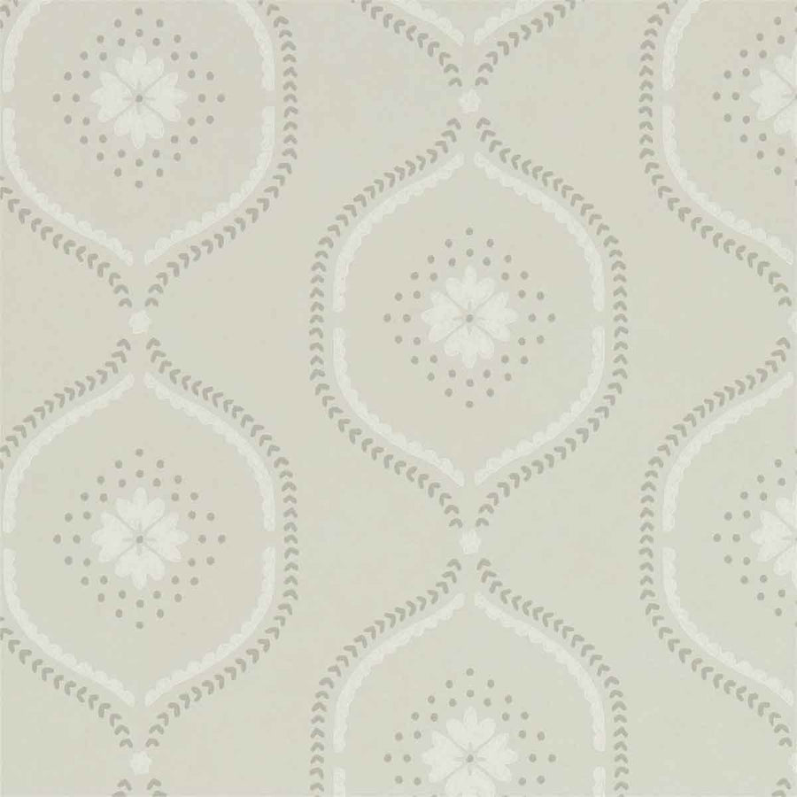 Milcombe Silver Wallpaper by Sanderson - 216879 | Modern 2 Interiors